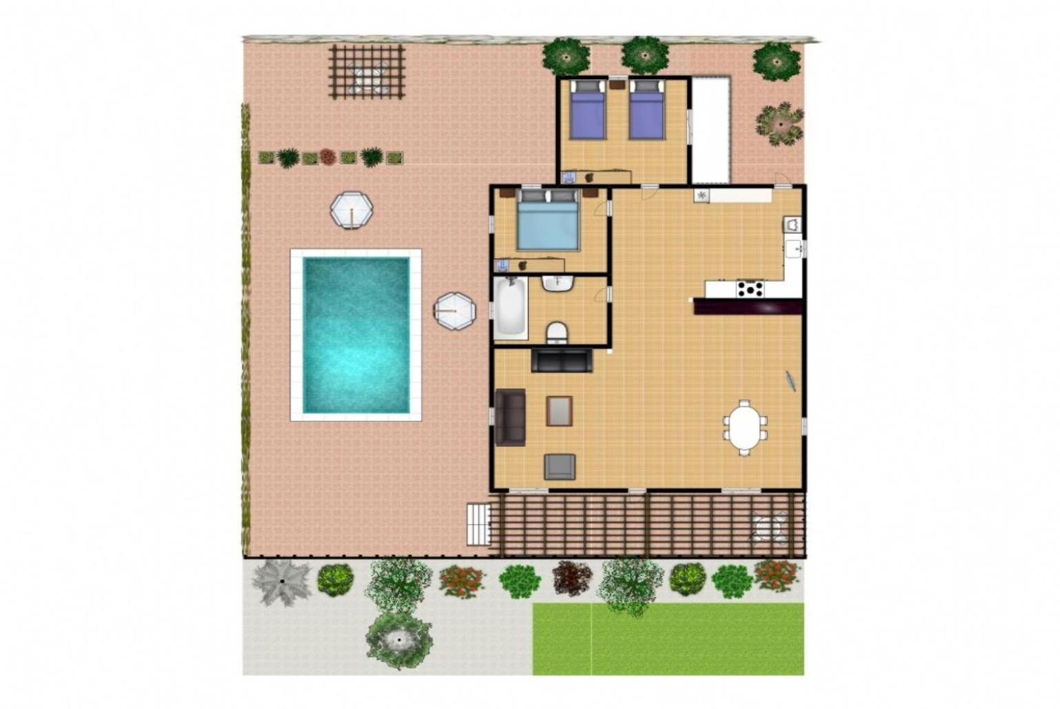 Villa Lela Pente Pegeia Exteriér fotografie